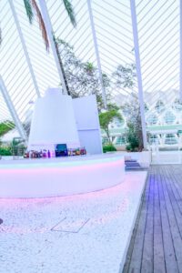 Evento Booking en la Terraza Umbracle Valencia- Eventos Grupo Salamandra