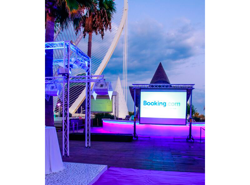 Evento Booking en la Terraza Umbracle Valencia- Eventos Grupo Salamandra