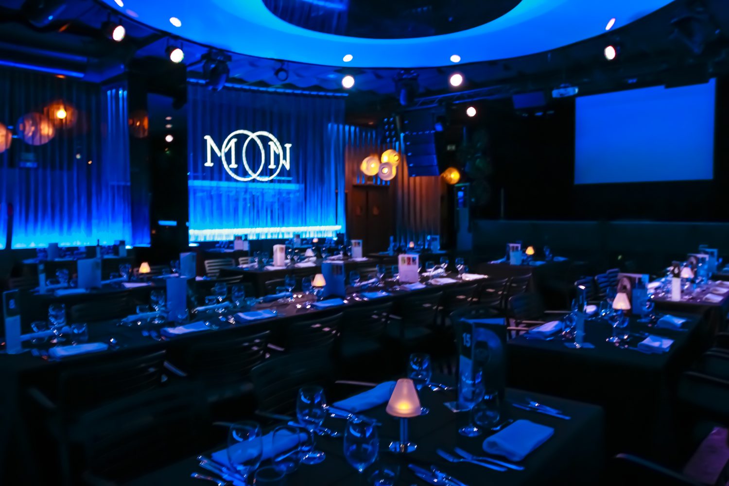 Sala para eventos Moon Club - Eventos Grupo Salamandra